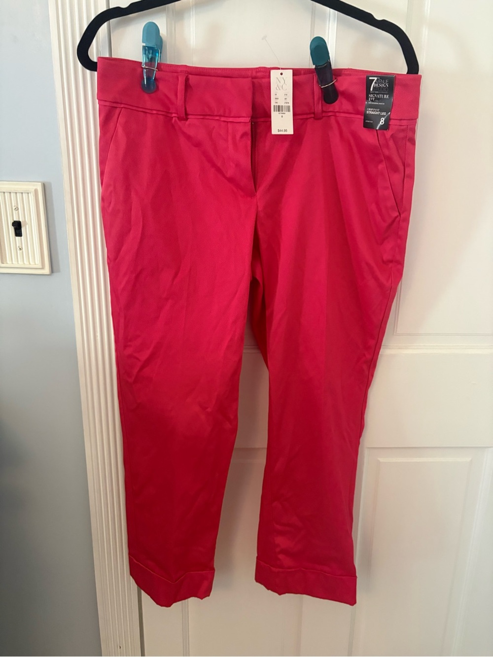 New York & Company Bright Pink Capris